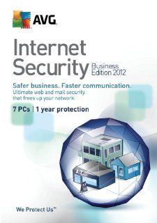 AVG 2012 Internet Security Business Edition  7 User   1 Year  Software