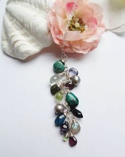 gemstone lovers necklace by joey rose