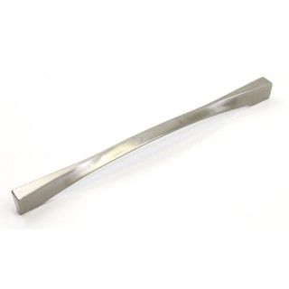 Contemporary 13.25 inch Twist Stainless Steel Finish Cabinet Bar Pull Handle (case Of 25)