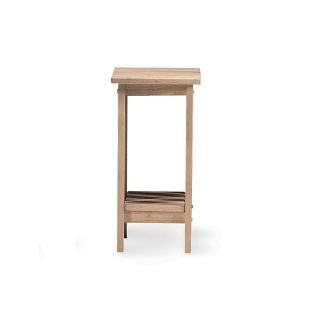 International Concepts 24 in Unfinished Wood Square Plant Stand