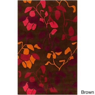 Hand tufted Malene B Destinations Floral Wool Rug (8 X 11)