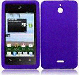 Purple Soft Silicone Gel Skin Cover Case for Huawei Ascend Plus H881C Straight Talk Cell Phones & Accessories