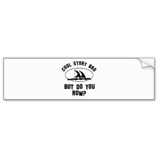 cool rowing designs bumper stickers
