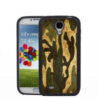 Camoflauge Worn   Samsung Galaxy S4 Case Cell Phones & Accessories