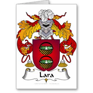 Lara Family Crest Cards
