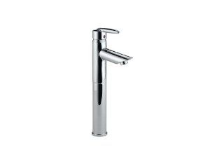 Delta Faucet 585 V Grail Single Handle Lavatory Faucet, Chrome   Touch On Bathroom Sink Faucets  