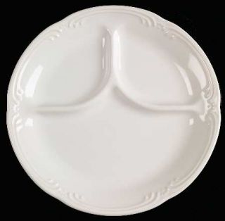 Pfaltzgraff Filigree  Childs Plate, Fine China Dinnerware   Stoneware,Embossed