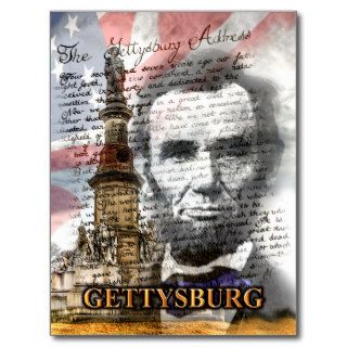 Gettysburg Address Postcard