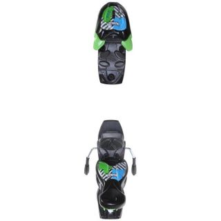 Marker M 7.0 Free Ski Bindings Black/Green/Blue 85mm   Kids, Youth