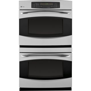 GE Profile 30 in Self Cleaning Convection Double Electric Wall Oven (Stainless Steel)