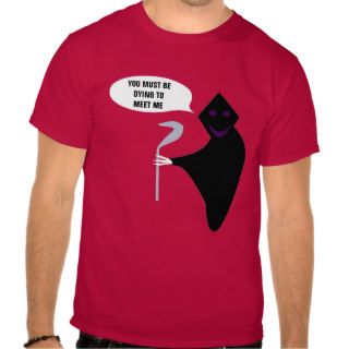 Funny Grim Reaper Halloween Custom T Shirt