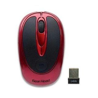 Gear Head 2.4ghz Wireless Mouse Red (mp2275red)   Computers & Accessories
