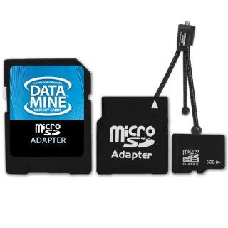 DataMINE Premium Class 4 8GB MicroSD Flash Memory Card for Olympus Stylus 5010 , SP 590 UZ , FE 4000 and Many More Olympus Cameras ** Includes Mini and Standard SD Adapters and Miniature Tripod Accessory ** Computers & Accessories