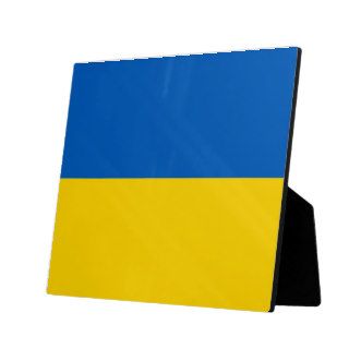 Ukraine – Ukrainian Flag Display Plaque