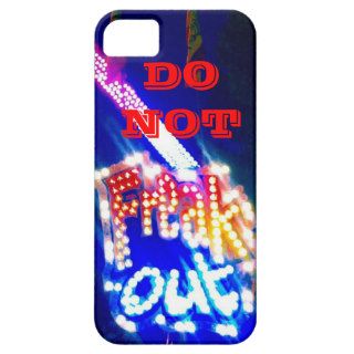 Do Not Freak Out Neon Carnival Graphic Art Photo iPhone 5 Cases