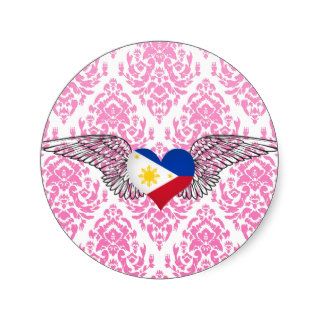 I Love Philippines  wings Stickers