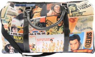 Elvis Presley Signature Product Elvis™ Lifetime Collage Overnight Bag