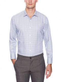 Check Plaid Dress Shirt by Faconnable