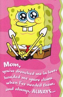 Mother's Day Spongebob Squarepants "Mom, You've Drenched Me in Love, Handed Me Spare Clams" Health & Personal Care