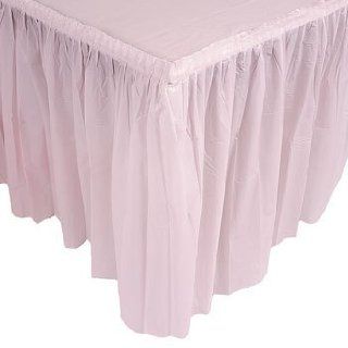Light Pink Pleated Table Skirt   Easter & Party Supplies Health & Personal Care