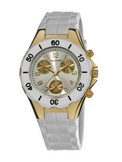 Womens Gold & White Watch by Vernier Watches