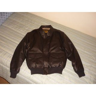 Landing Leathers Men's Air Force A 2 Flight Leather Bomber Jacket at  Mens Clothing store