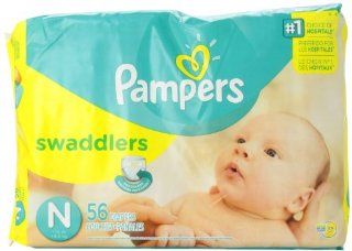 Pampers Swaddlers Diaper Mega Pack  Newborn 56 Ct Health & Personal Care
