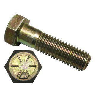 Infasco 3/8 24x1 3/4 Grade 8 Hex Bolt / Cap Screw UNF Alloy Steel / Yellow Zinc Plated, Pack of 600 Ships FREE in USA