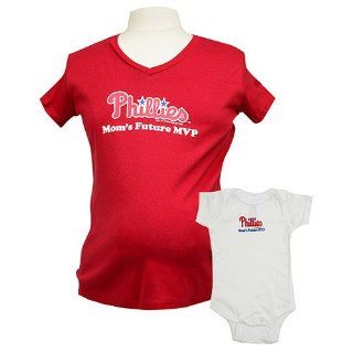 Philadelphia Phillies Maternity Gift Combo By Soft As A Grape Large  Sports Fan T Shirts  Sports & Outdoors