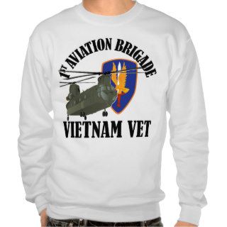 1st AVN BDE Vietnam CH 47 Pull Over Sweatshirt