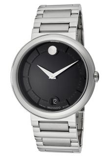 Movado 606541  Watches,Mens Concerto Black Dial Stainless Steel, Luxury Movado Quartz Watches