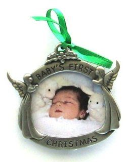 Cathedral Art CO602 Baby's First Christmas Photo Frame Ornament, 2 Inch   Baby Keepsake Products