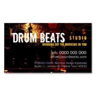Drum Beats Music Business card