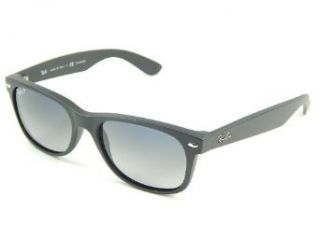 Ray Ban RB2132 Wayfarer 601S78 Matte Black/Polar Blue Gradient 55mm Sunglasses Clothing
