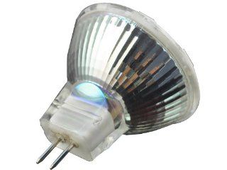 LEDwholesalers Brightest MR11 12 Volt AC DC 10 5050 SMD LED Bulb Wide Angle 140 Lumen 2.1 Watt, Warm White, 1113WW   Led Household Light Bulbs  