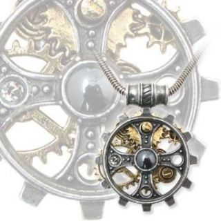 Celtic Steampunk Gears Necklace Clothing