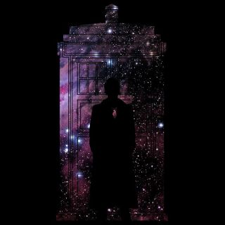 10th Doctor Galaxy Silhouette