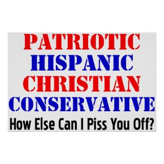Hispanic Conservative Print