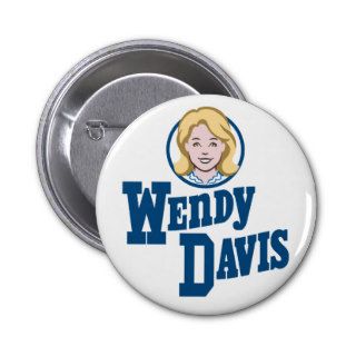 Wendy Davis for Texas Governor 2014 Pinback Button