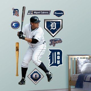 MLB Detroit Tigers Miguel Cabrera Wall Graphics  Sports Fan Wall Banners  Sports & Outdoors