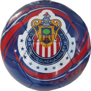 2013 Chivas de Guadalajara Soccer Ball Blue Home Silver#5  Sports & Outdoors