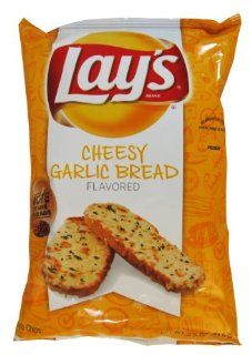 Lay's Cheesy Garlic Bread Flavored Potato Chips 2.875 Oz. Bag  Potato Chips And Crisps  Grocery & Gourmet Food
