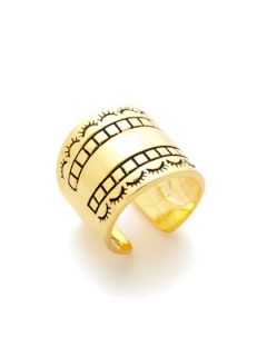 Stamped Motif Ring by Fortune Favors the Brave