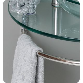 Fresca Vetro 29.5 Attrazione Modern Glass Bathroom Vanity Set with