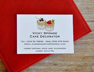 120 luxe personalised business cards by honey tree publishing