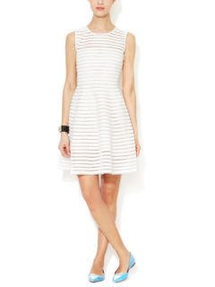 Tulle Inset A Line Dress by Cynthia Rowley