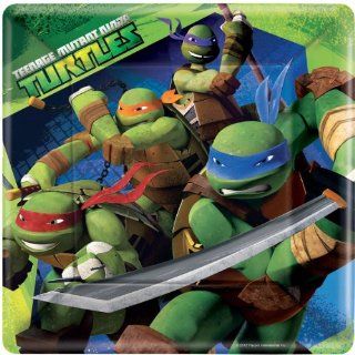 Teenage Mutant Ninja Dinner Lunch Plates 8 Count Paper Toys & Games