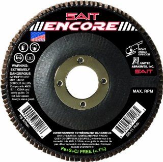 SAIT 71205 Encore Flap Disc, 4 1/2 Inch by 7/8 Inch Z 36X, 10 Pack