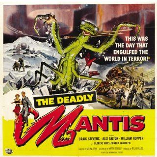 The Deadly Mantis Movie Poster (11 x 14 Inches   28cm x 36cm) (1957) Style A  (Craig Stevens)(William Hopper)(Alix Talton)(Pat Conway)(Donald Randolph)   Prints
