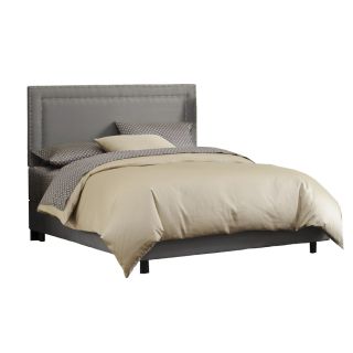Skyline Furniture Wellington Charcoal California King Upholstered Bed